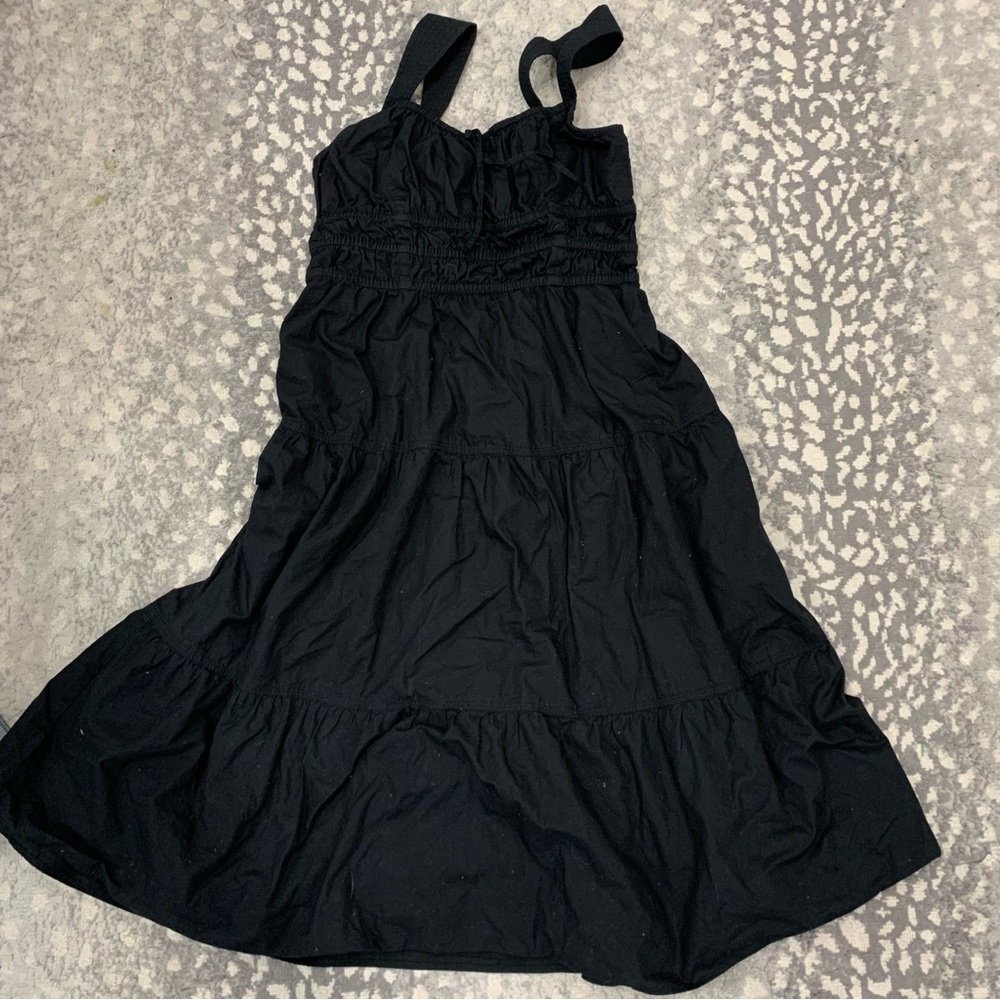 Aritzia Sunday best Martine Dress MIDI Black Medium - Picture 2 of 6